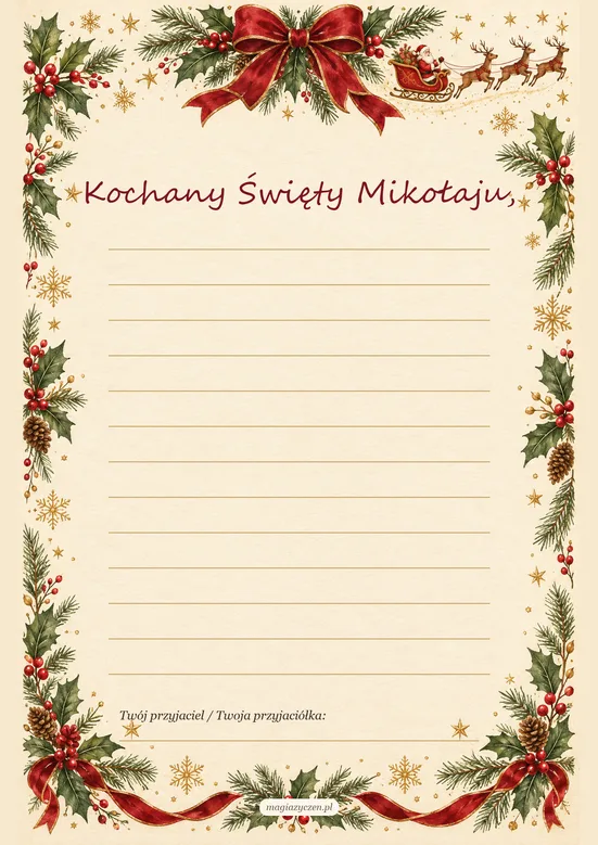 Podgląd: List do Mikołaja